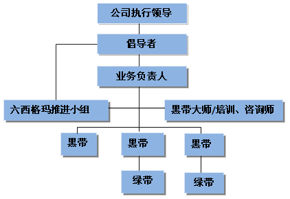 六西格玛管理组织结构 六西格玛管理组织结构